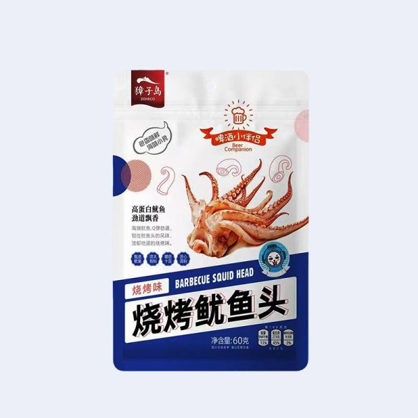 Zhangzidao Grilled Squid Heads 60g/pack