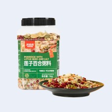 梦思香 莲子百合粥料-1000g
